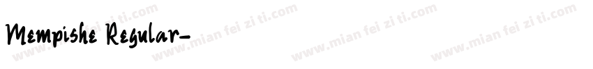 Mempishe Regular字体转换